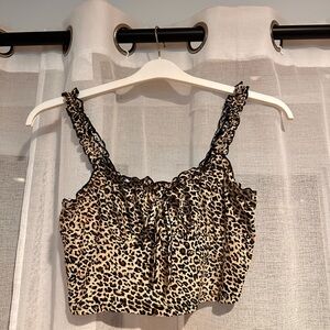 Leopard Print Women's Top